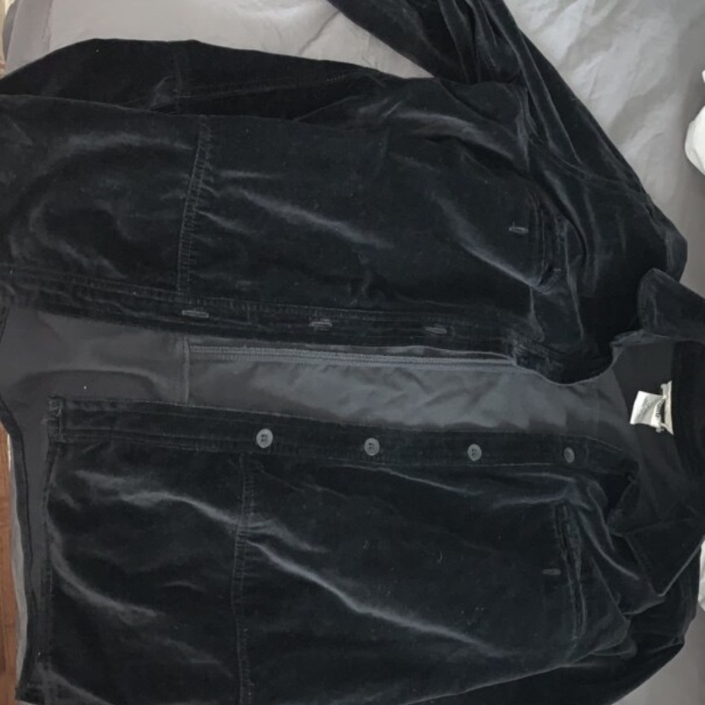 Velvet Button-Up - Picture 2 of 2